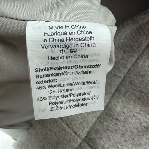 J. Crew Pencil skirt in double-serge wool size 2 Gray - Picture 7 of 9